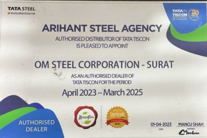 tata dealership certificate